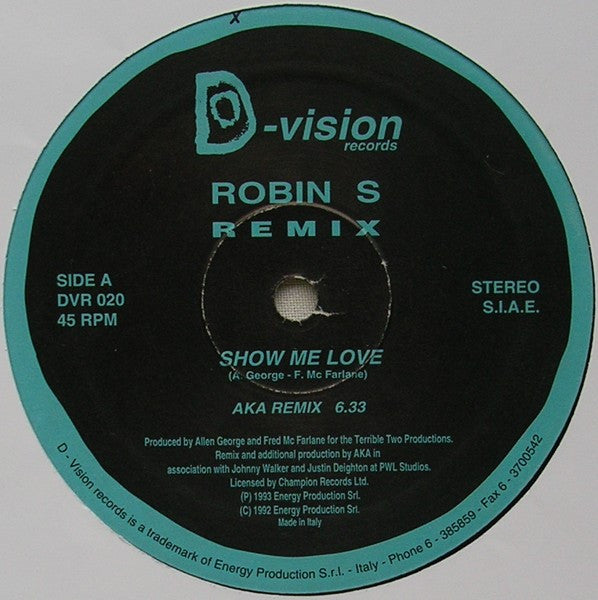 Robin S* : Show Me Love (Remix) (12")