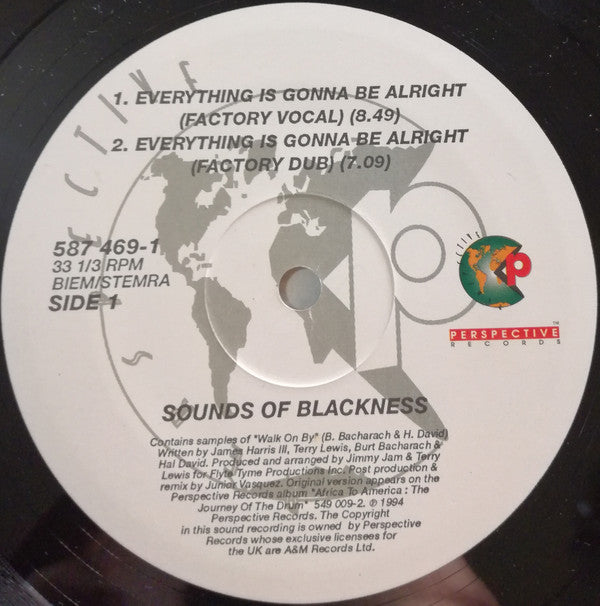 The Sounds Of Blackness* : Everything Is Gonna Be Alright (The Remixes) (12")