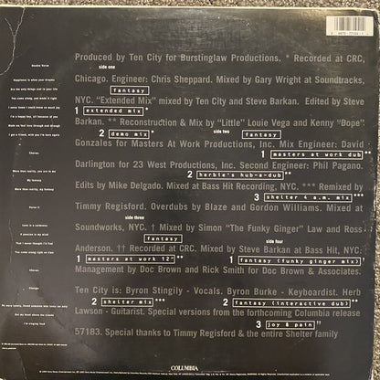 Ten City : Fantasy (2x12")