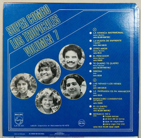 Super Combo Los Tropicales : Volumen 7 (LP)