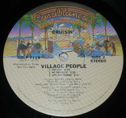 Village People : Cruisin' (LP, Album, Promo)