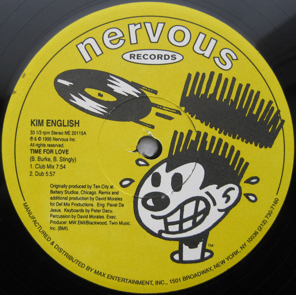 Kim English : Time For Love (12")
