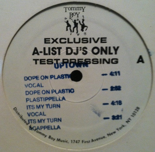 Uptown (3) : Dope On Plastic / It's My Turn (12", Single, TP)