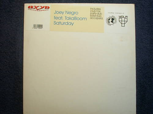 Joey Negro Feat. Taka Boom : Saturday (12")