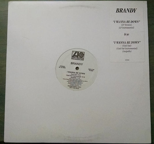 Brandy (2) : I Wanna Be Down (12", Promo)