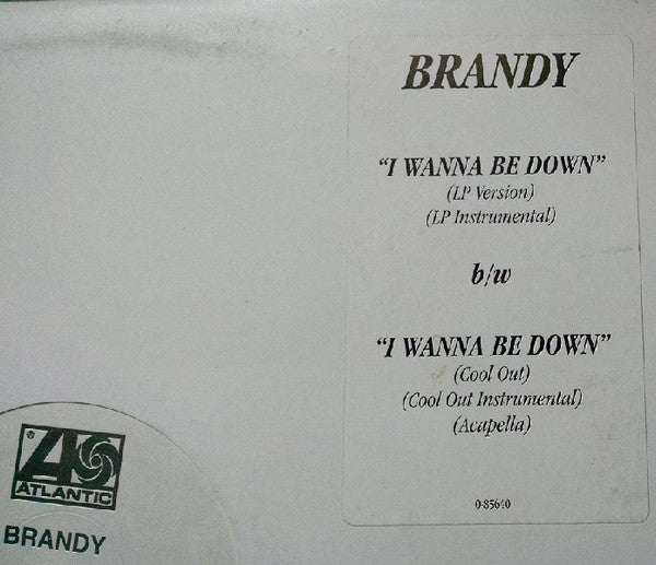 Brandy (2) : I Wanna Be Down (12", Promo)