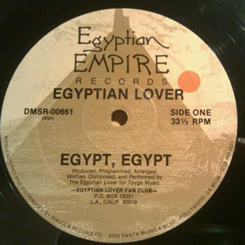 Egyptian Lover : Egypt, Egypt (12", RP)