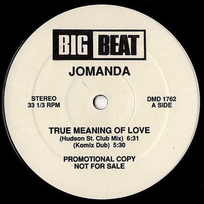 Jomanda : True Meaning Of Love (12", Promo)