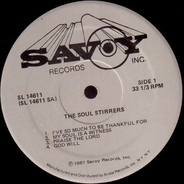 The Soul Stirrers : I've Got So Much To Be Thankful For (LP)