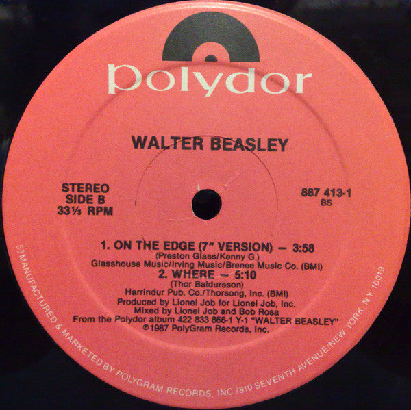 Walter Beasley : On The Edge (12")