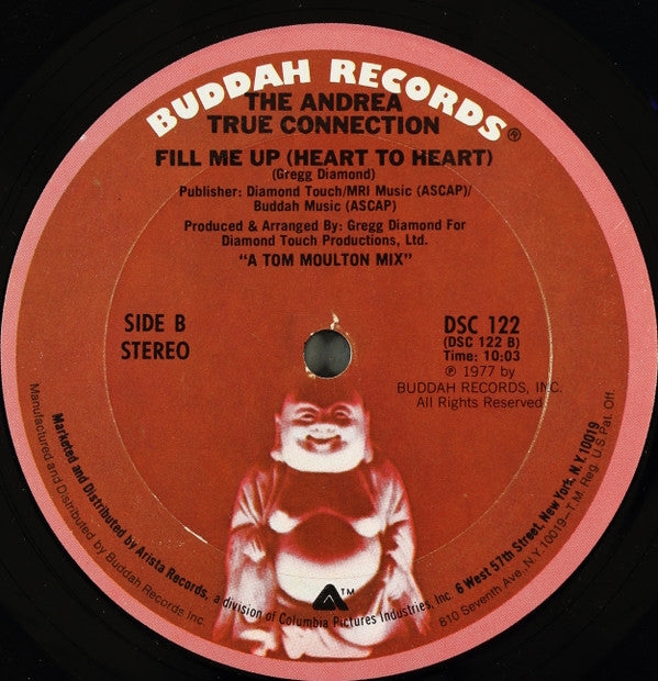 The Andrea True Connection* : What's Your Name, What's Your Number / Fill Me Up (Heart To Heart) (12", Single, Pit)