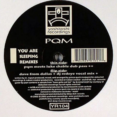 PQM* : You Are Sleeping (Remixes) (2x12", Pur)