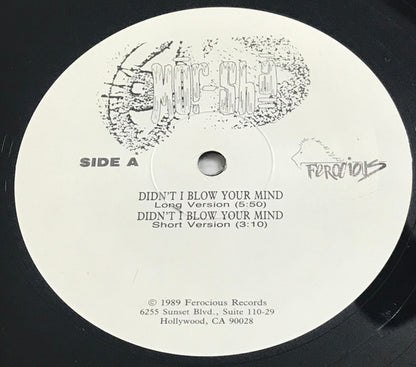Mor-sha : Didn't I Blow Your Mind (12")