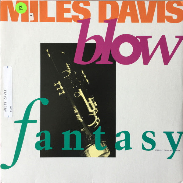 Miles Davis : Blow / Fantasy (12")