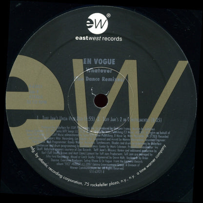 En Vogue : Whatever (The Dance Remixes) (12", Single)