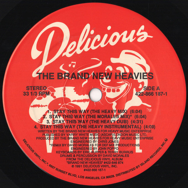 The Brand New Heavies Featuring N'Dea Davenport : Stay This Way (12")