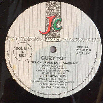Suzy Q : Computer Music / Get On Up And Do It Again / Harmony (12")