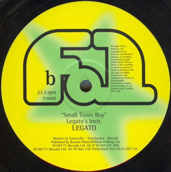 Legato : Small Town Boy (2x12")