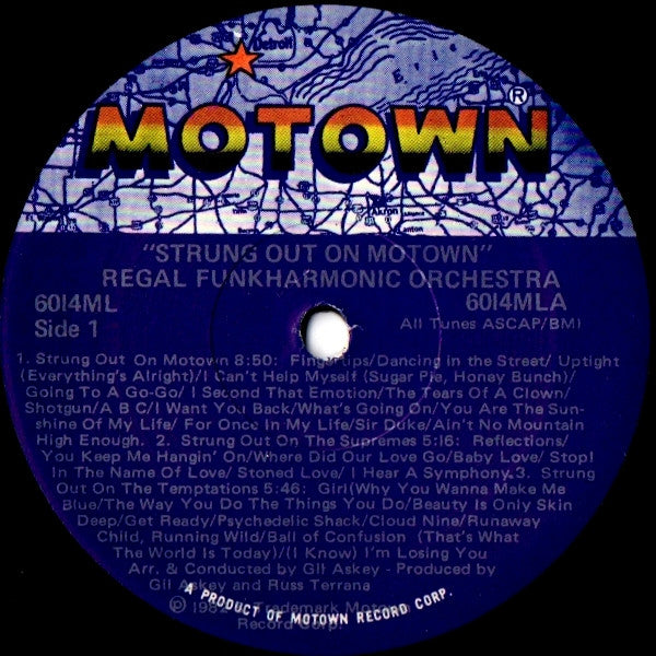 Regal Funkharmonic Orchestra : Strung Out On Motown (LP)