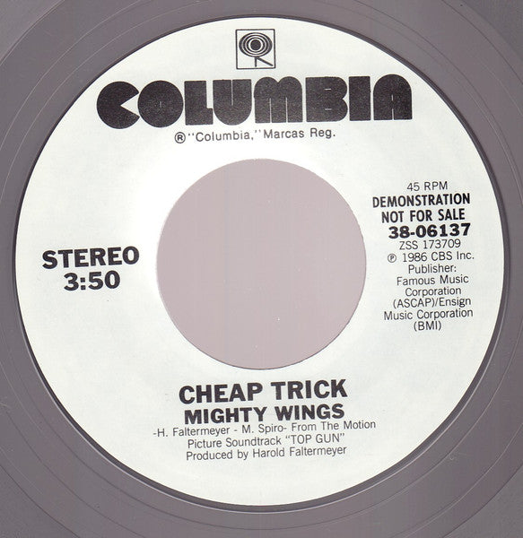 Cheap Trick : Mighty Wings (7", Single, Promo, Styrene)