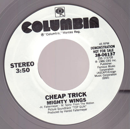 Cheap Trick : Mighty Wings (7", Single, Promo, Styrene)