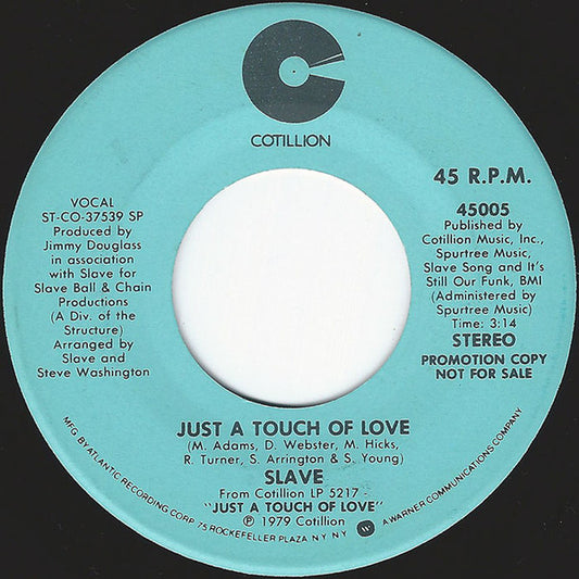 Slave : Just A Touch Of Love (7", Single, Mono, Promo, SP)