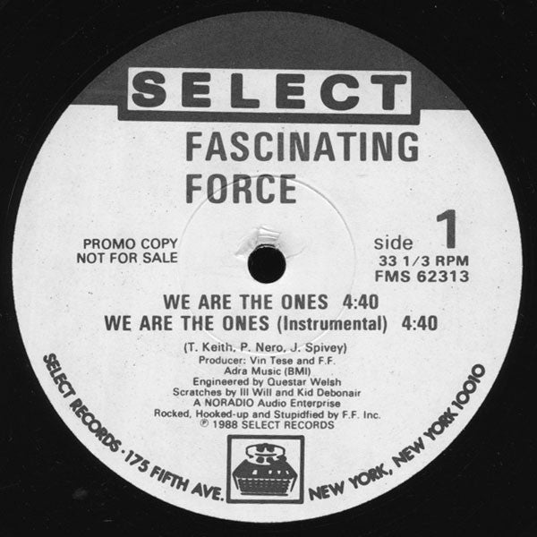 Fascinating Force : Stupid / We Are The Ones (12", Promo)