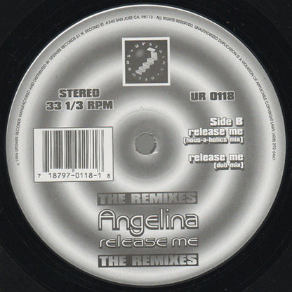 Angelina : Release Me - The Remixes (12")