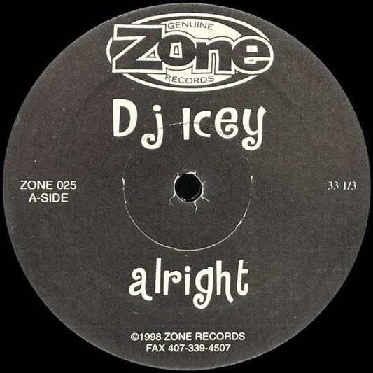 DJ Icey : Alright / Dream (12")