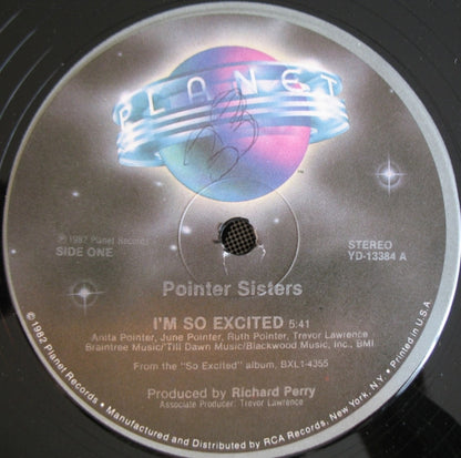 Pointer Sisters : I'm So Excited! (12")