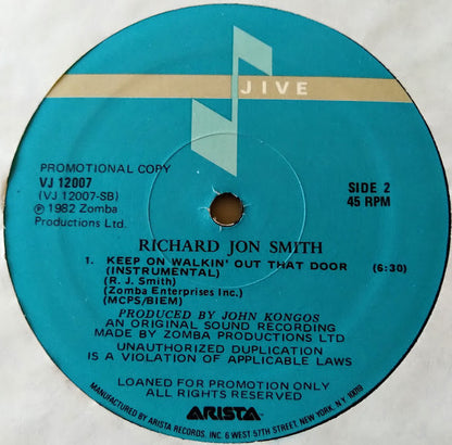 Richard Jon Smith : Don't Go Walkin' Out That Door (12", Promo)