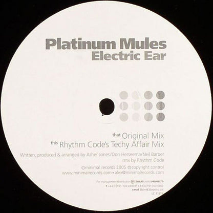 Platinum Mules : Electric Ear (12")