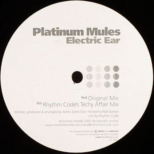 Platinum Mules : Electric Ear (12")