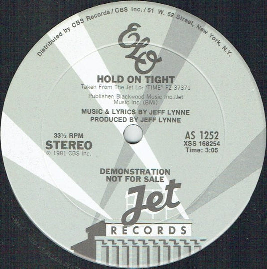 Electric Light Orchestra : Hold On Tight / Pre-Release Montage (12", Single, Promo, Smplr)