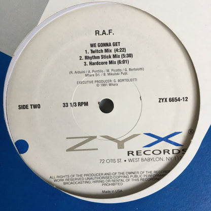 R.A.F. : We've Got To Live Together (12")