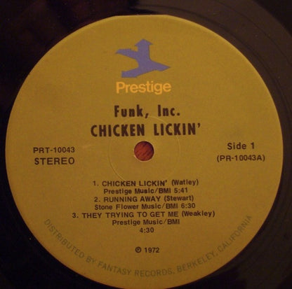Funk Inc. : Chicken Lickin' (LP, Album)