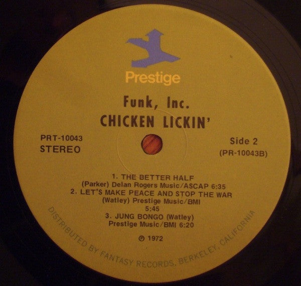 Funk Inc. : Chicken Lickin' (LP, Album)