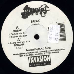 Turntable Terror : Break (12")