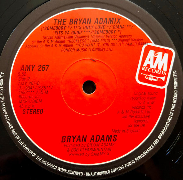 Bryan Adams : Summer Of '69 (12", Single)