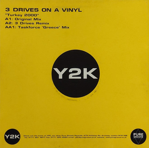 3 Drives On A Vinyl* : Turkey 2000 (12")