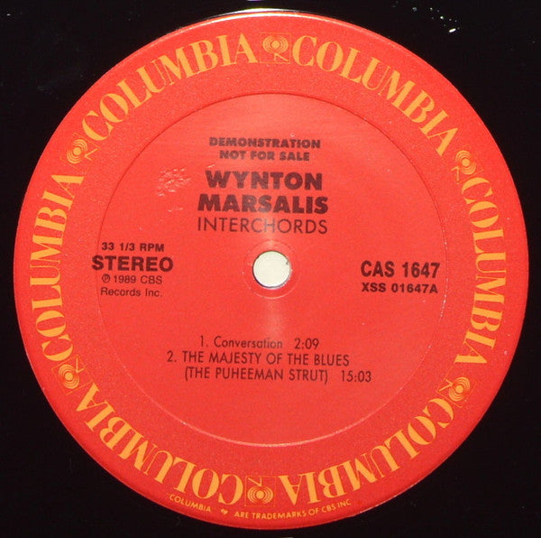 Wynton Marsalis : Interchords (LP, Promo)