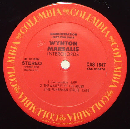 Wynton Marsalis : Interchords (LP, Promo)