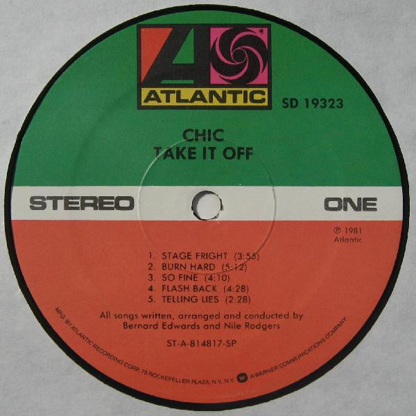 Chic : Take It Off (LP, Album, SP-)