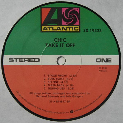 Chic : Take It Off (LP, Album, SP-)