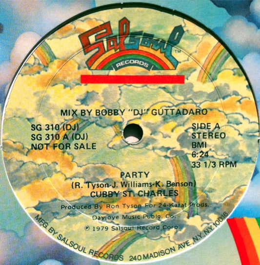 Cubby St. Charles : Party (12", Promo)