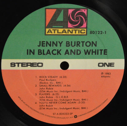 Jenny Burton : In Black And White (LP, Album, Spe)