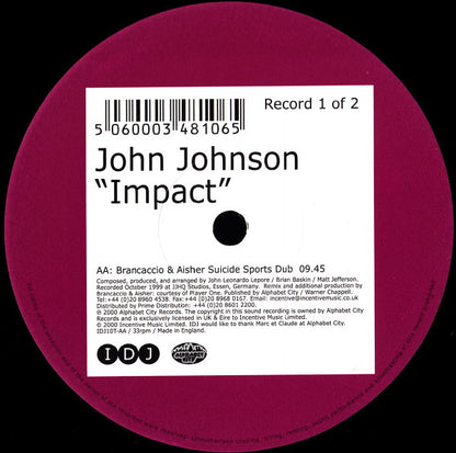 John Johnson : Impact (12", 1/2)