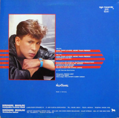 Scott Stryker : Less Than Lovers, More Than Friends (12", Maxi)