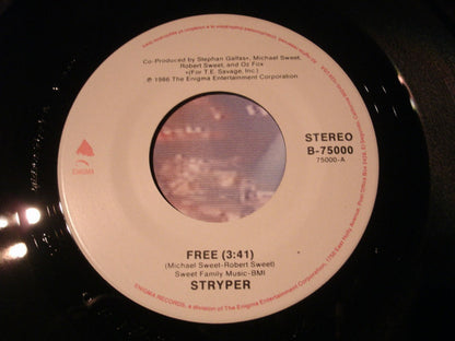 Stryper : Free (7", Single)