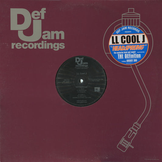 LL Cool J : Headsprung (12", Single, Promo)